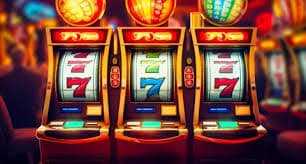 Video Slot ဂိမ်းပေါ် Bonus Reels လှည့်နေသည့် အနီးကပ်မြင်ကွင်း
